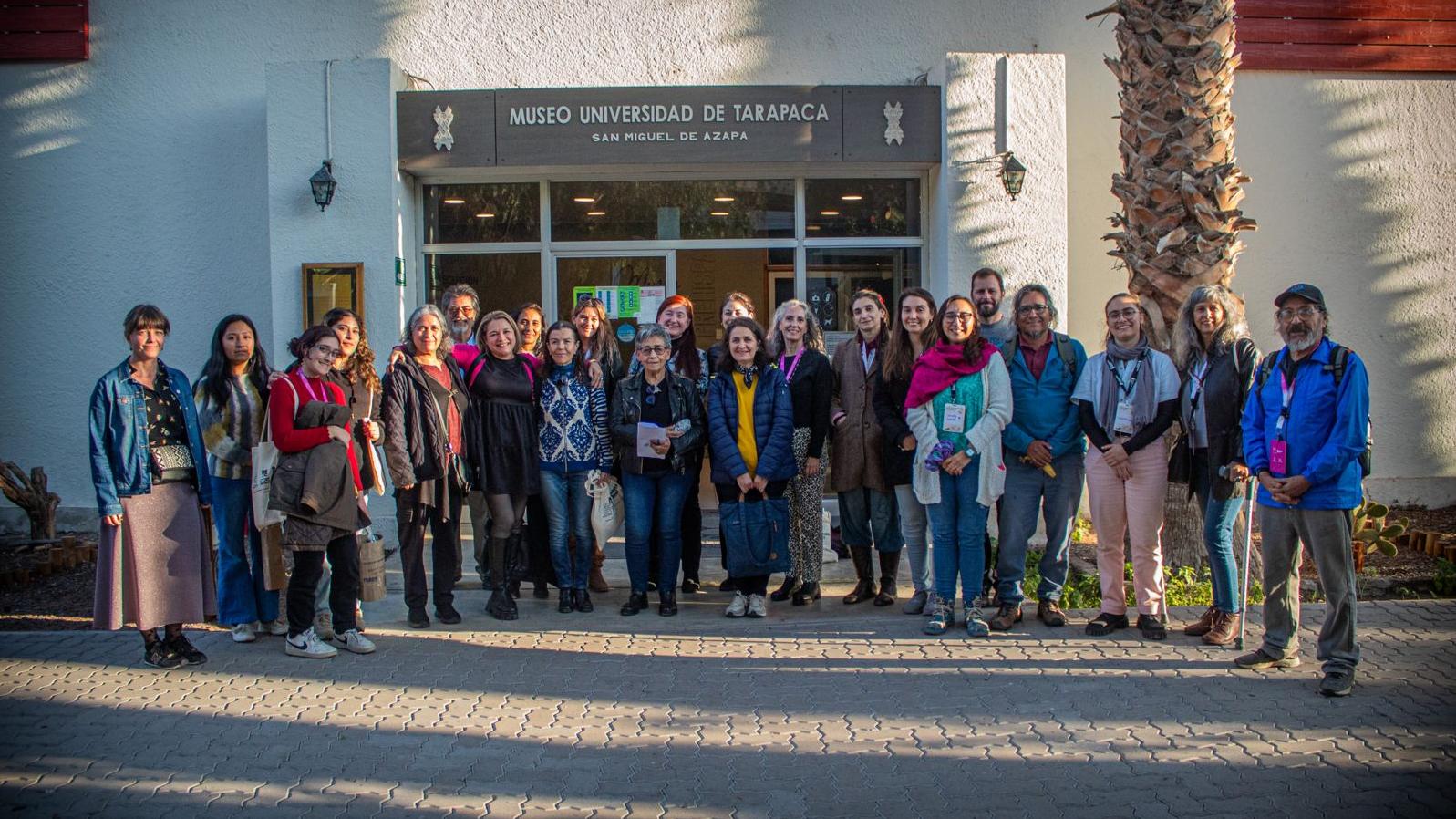 Participantes del taller, día 27 de junio, Museo San Miguel de Azapa.