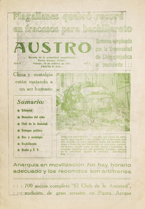 Austro, n.° 1