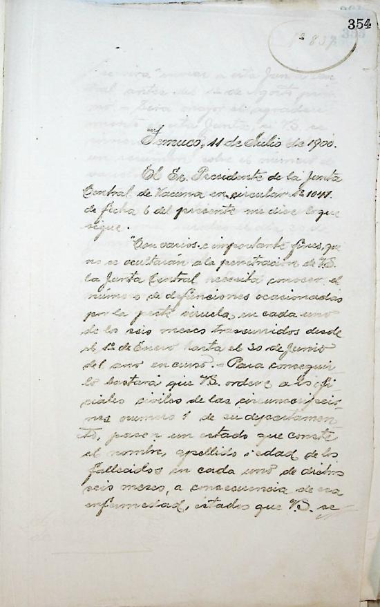 Fondo Intendencia de Cautín, volumen 659.